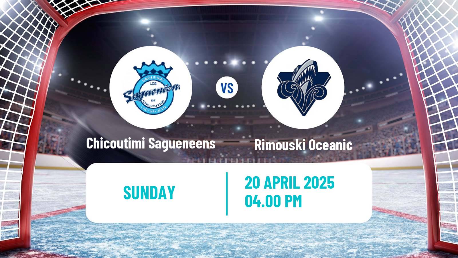 Hockey QMJHL Chicoutimi Sagueneens - Rimouski Oceanic
