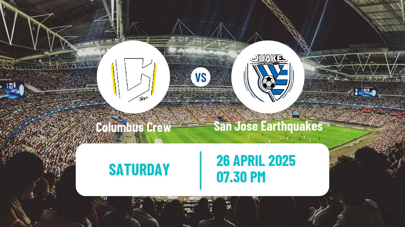 Soccer MLS Columbus Crew - San Jose Earthquakes