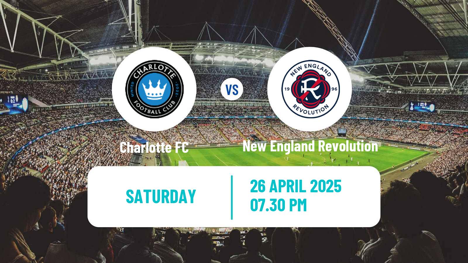 Soccer MLS Charlotte - New England Revolution