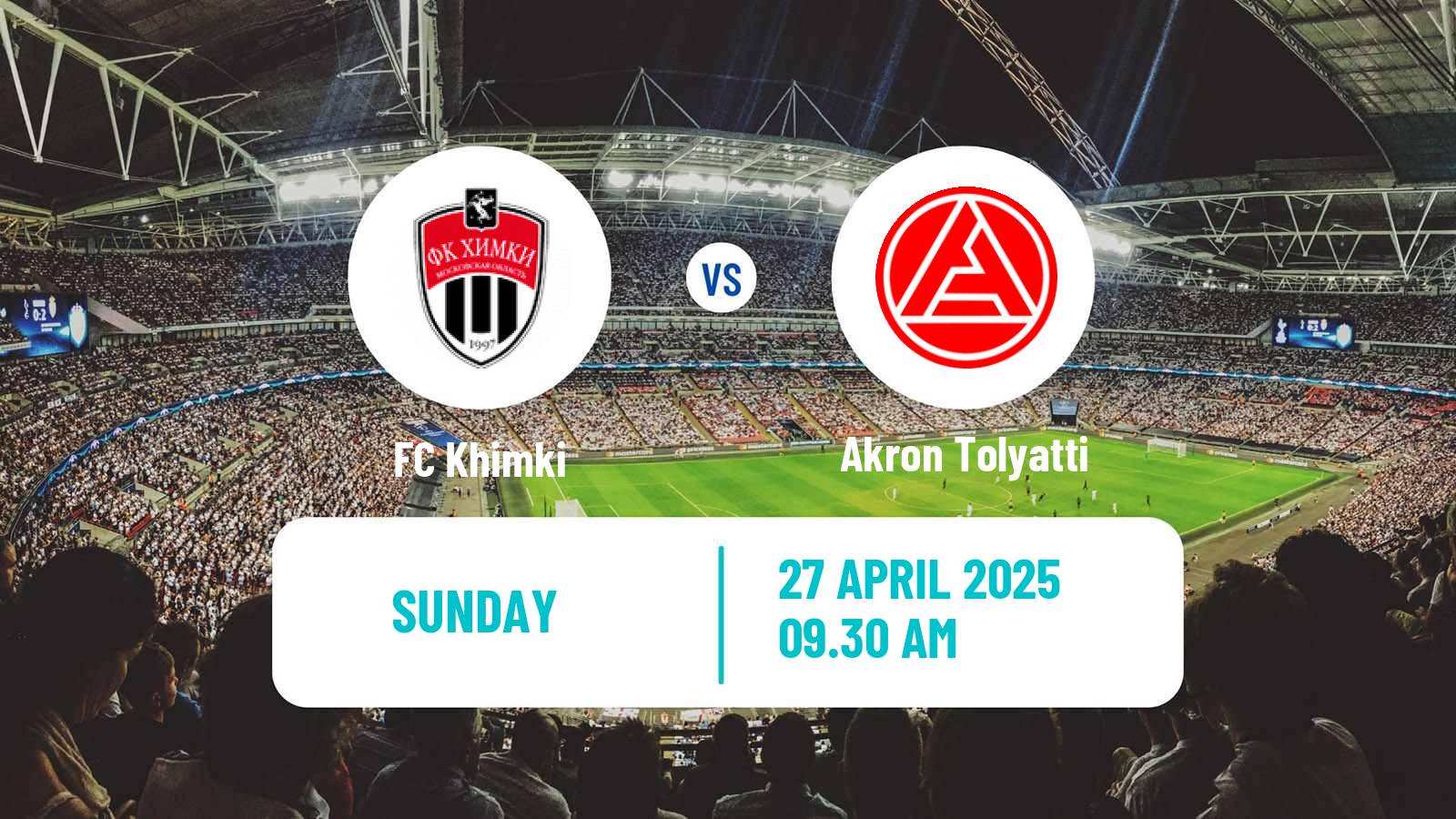Soccer Russian Premier League Khimki - Akron Tolyatti