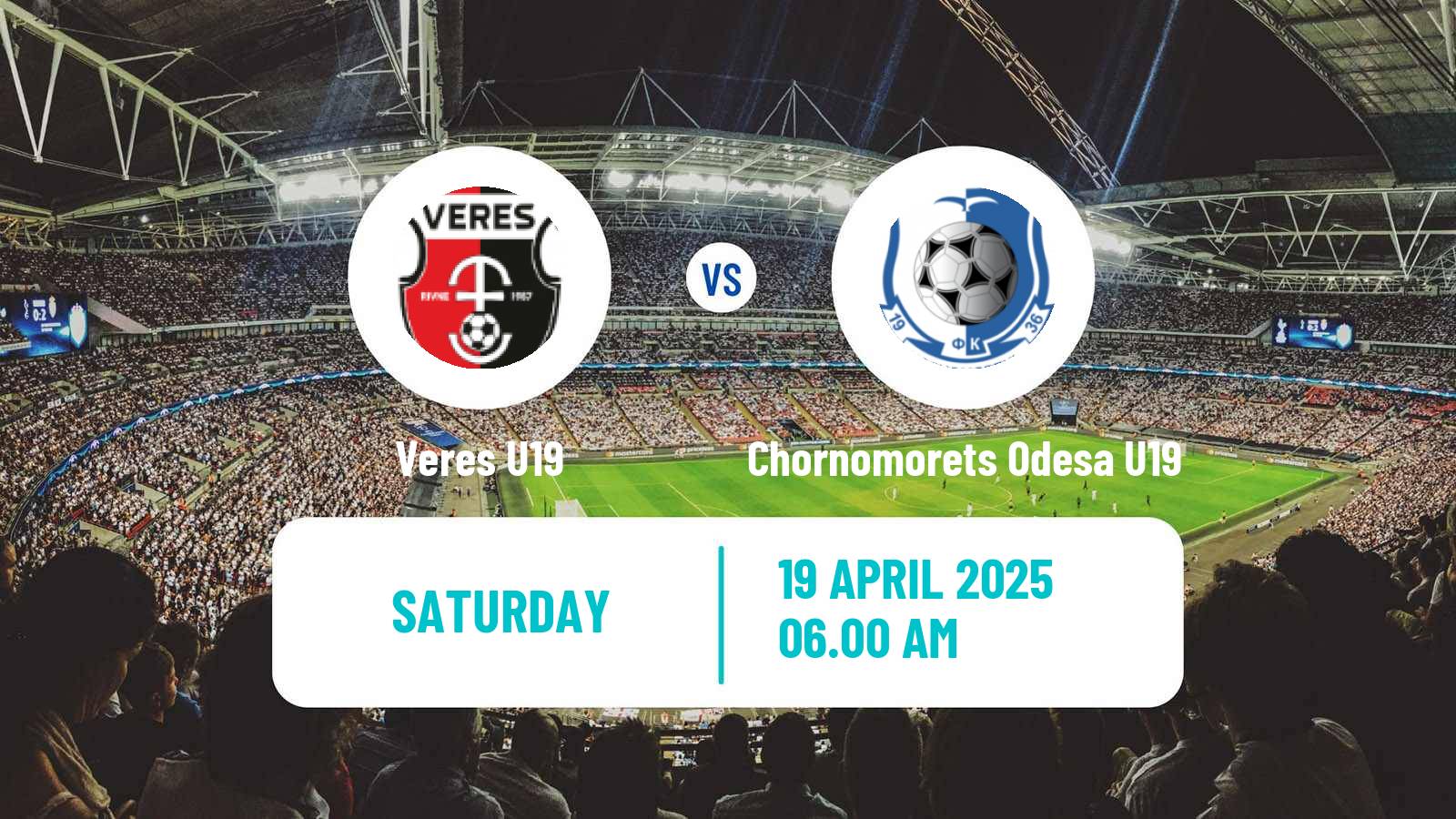 Football Ukrainian U19 League Veres U19 - Chornomorets Odesa U19