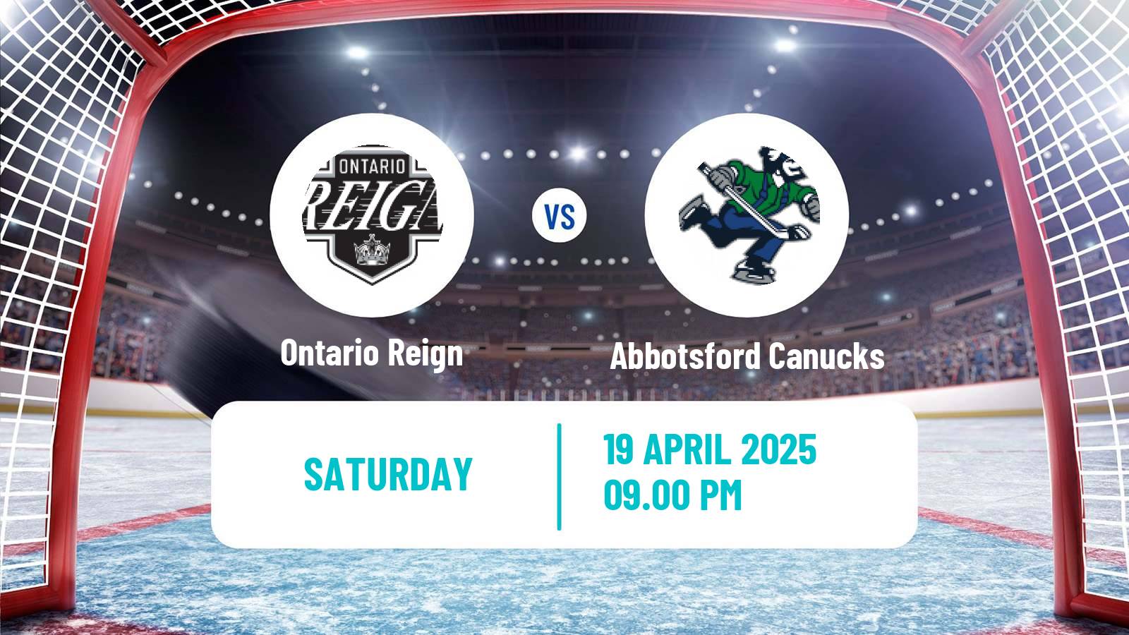 Hockey AHL Ontario Reign - Abbotsford Canucks