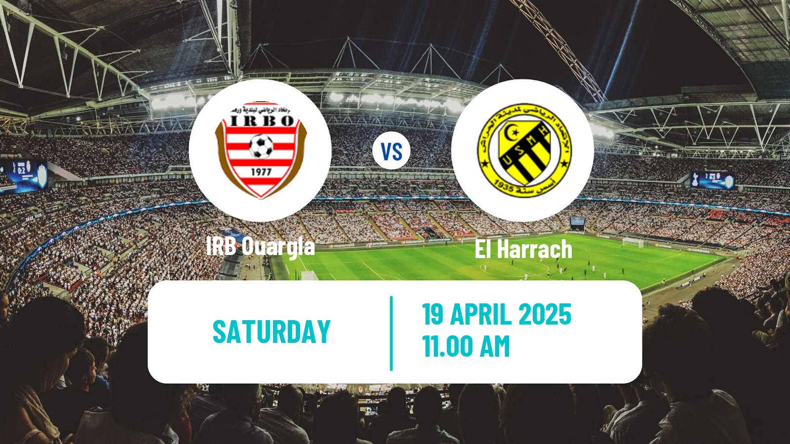 Soccer Algerian Ligue 2 Ouargla - El Harrach