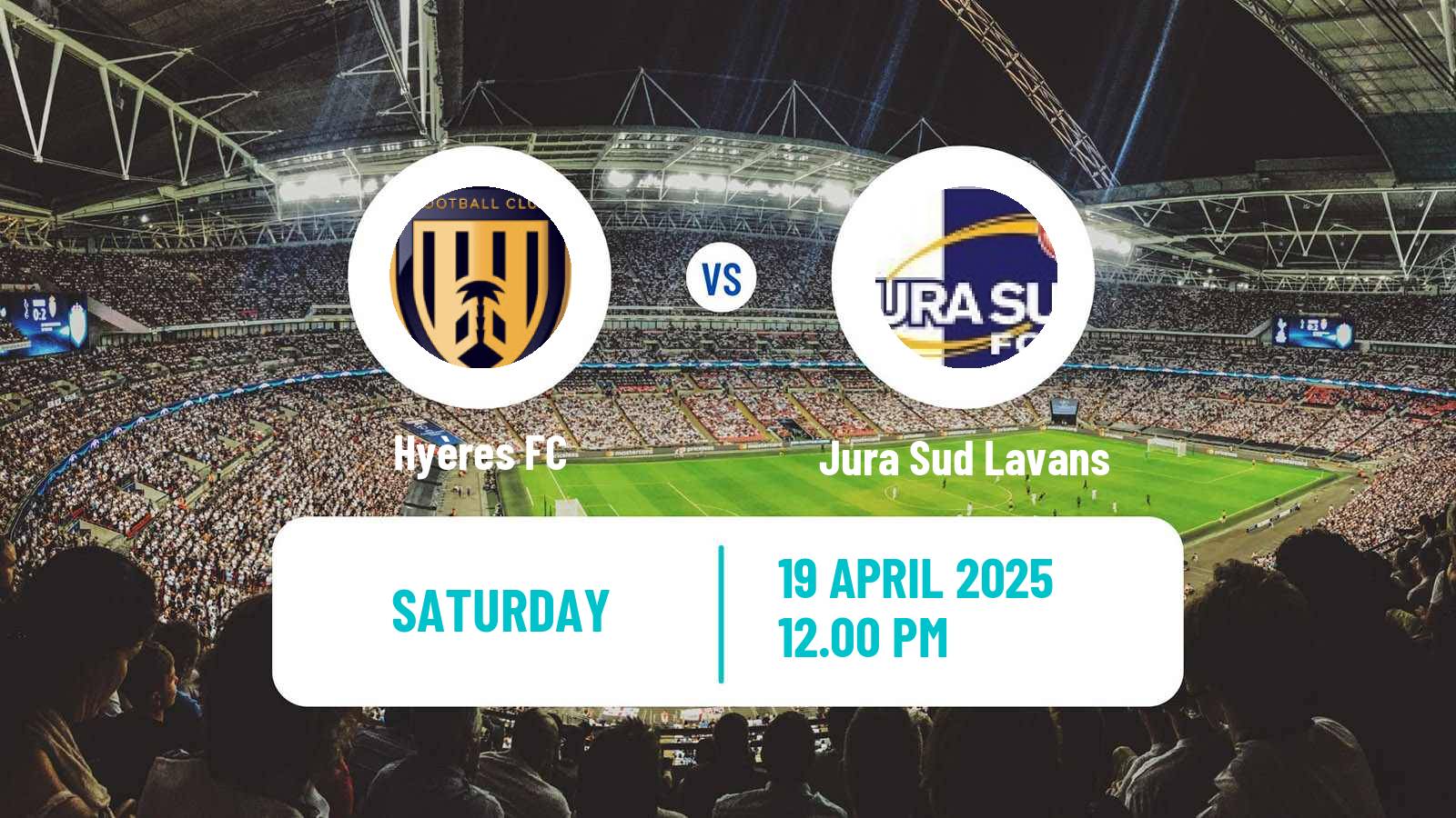 Soccer French National 2 - Group A Hyères - Jura Sud Lavans