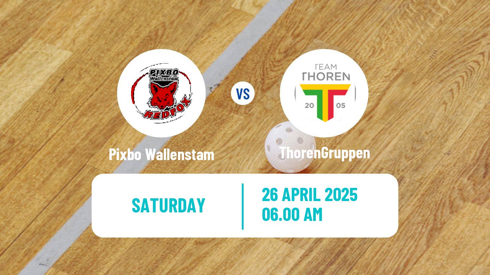 Floorball Swedish Superligan Floorball Women Pixbo Wallenstam - ThorenGruppen