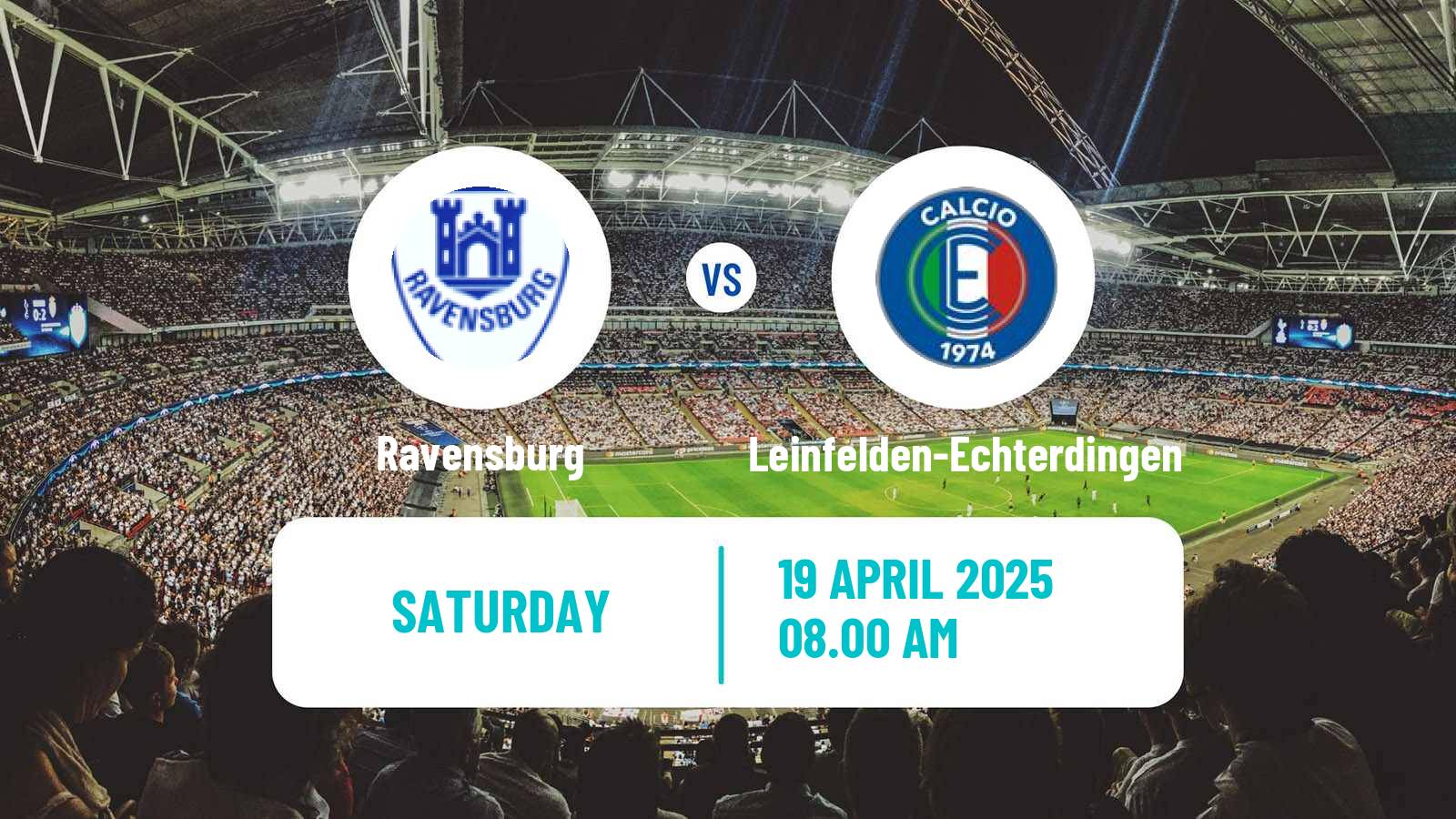 Soccer German Oberliga Baden-Württemberg Ravensburg - Leinfelden-Echterdingen