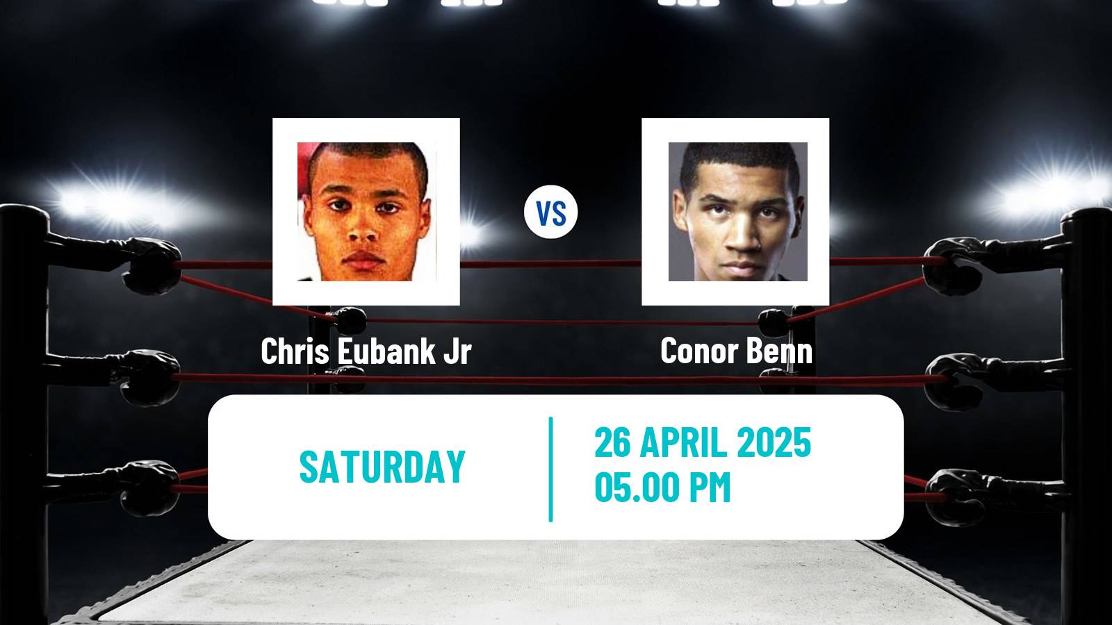 Boxing Middleweight Others Matches Men Chris Eubank Jr - Conor Benn