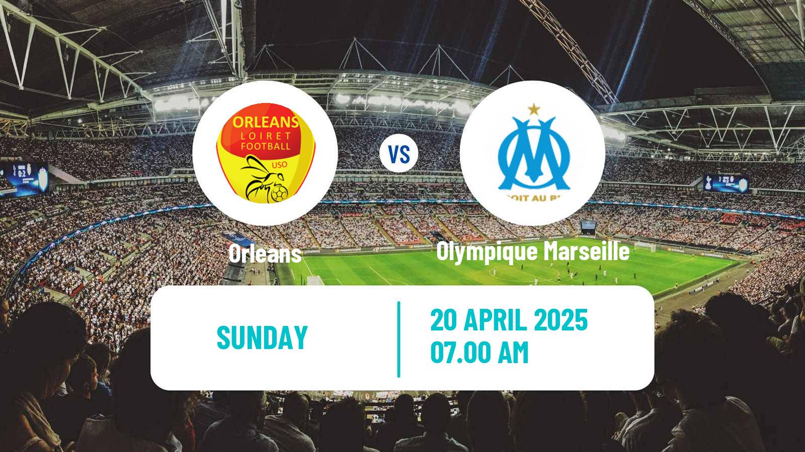 Soccer French Division 2 Women Orleans - Olympique Marseille