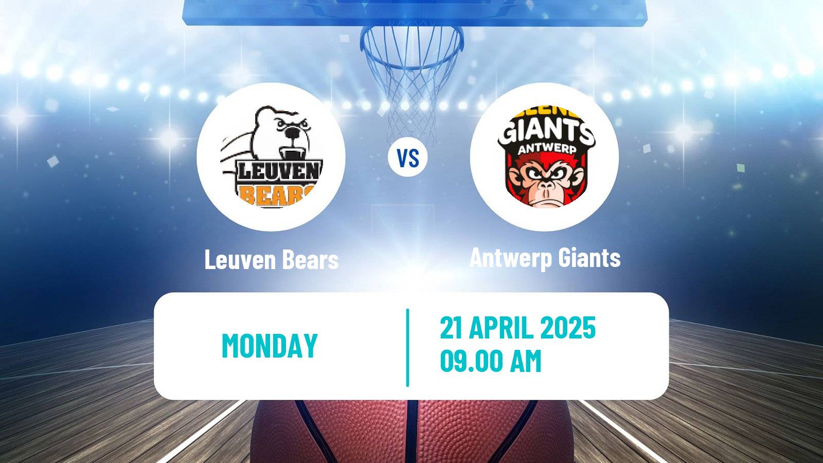 Basketball BNXT League Leuven Bears - Antwerp Giants