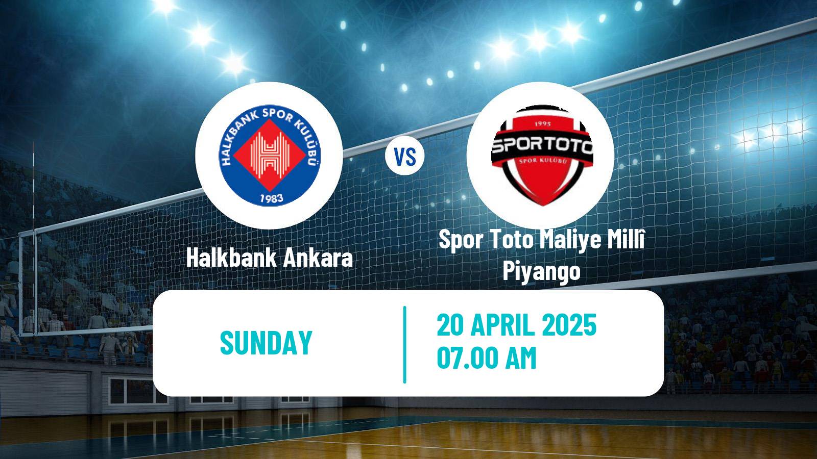 Volleyball Turkish Efeler Ligi Volleyball Halkbank Ankara - Spor Toto Maliye Millî Piyango
