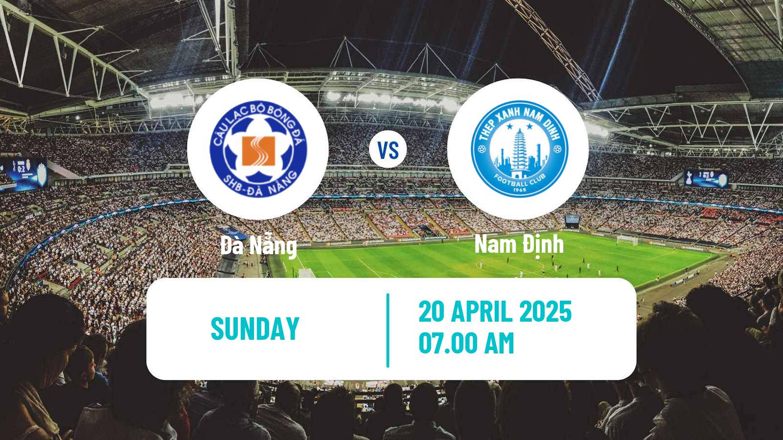 Soccer Vietnamese V League 1 Đà Nẵng - Nam Định