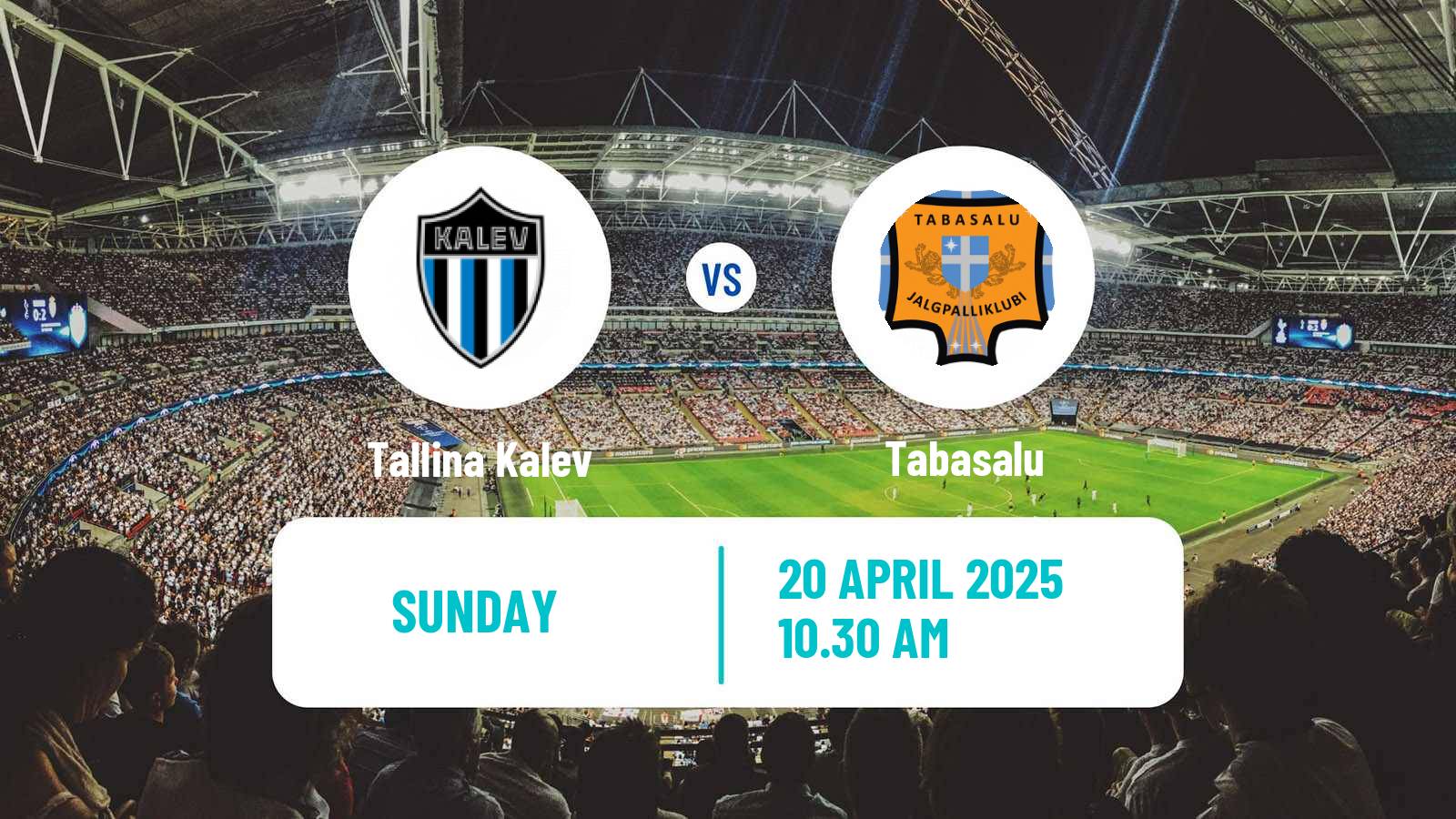 Soccer Estonian Meistriliiga Women Tallina Kalev - Tabasalu