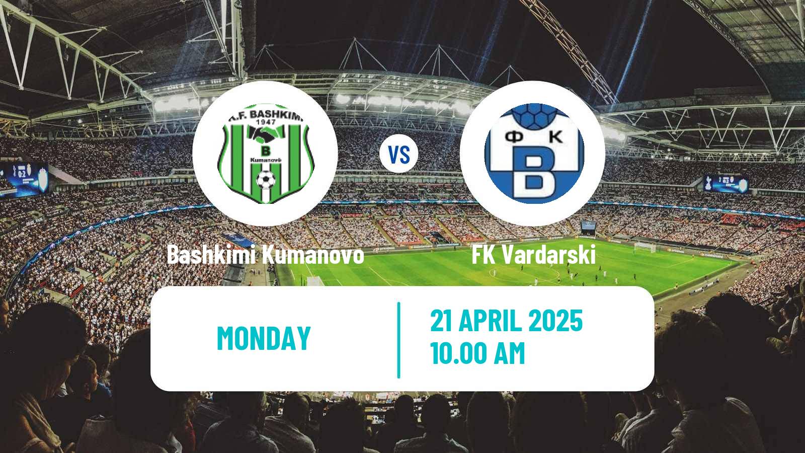 Soccer North Macedonian 2 MFL Bashkimi Kumanovo - Vardarski