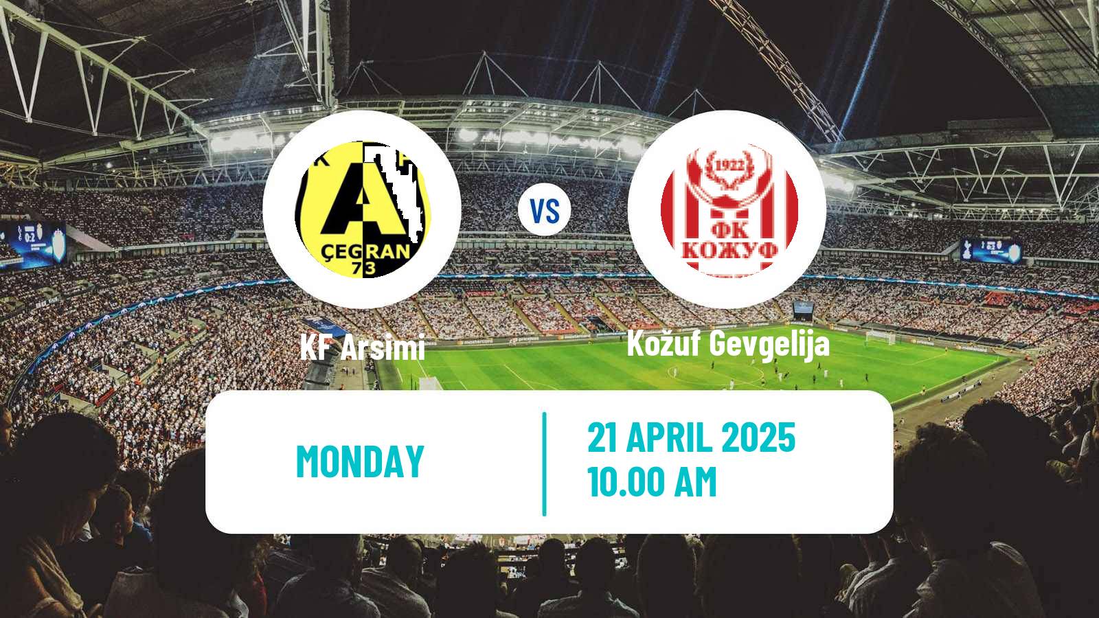 Soccer North Macedonian 2 MFL Arsimi - Kožuf Gevgelija