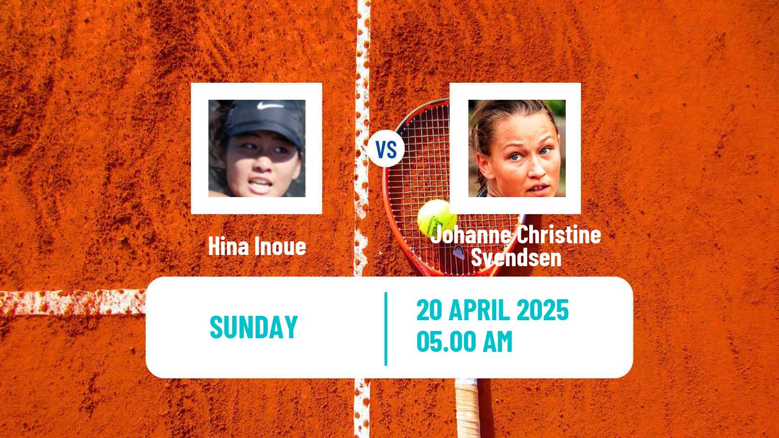 Tennis ITF W15 Monastir 15 Women Hina Inoue - Johanne Christine Svendsen