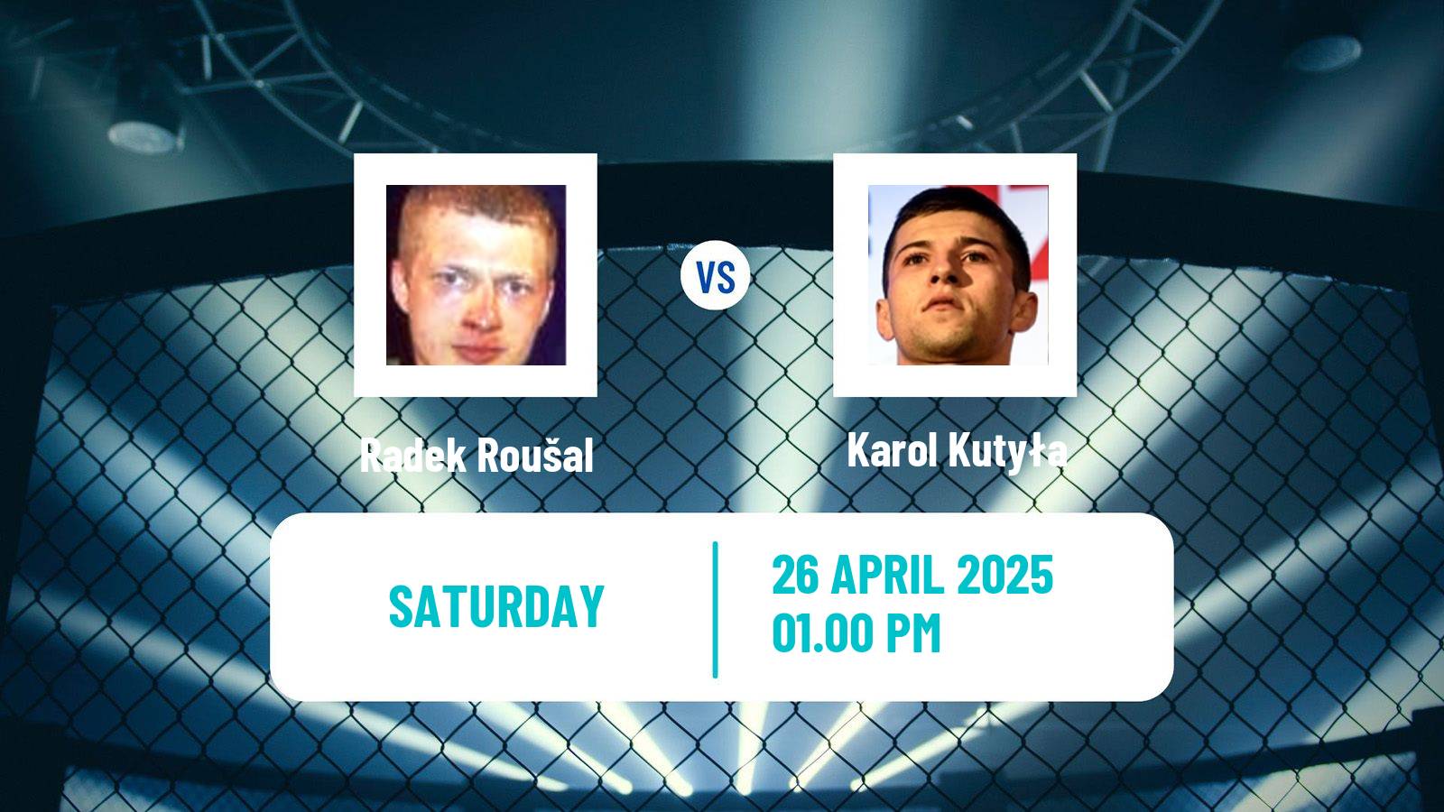 MMA Featherweight Oktagon Men Radek Roušal - Karol Kutyła