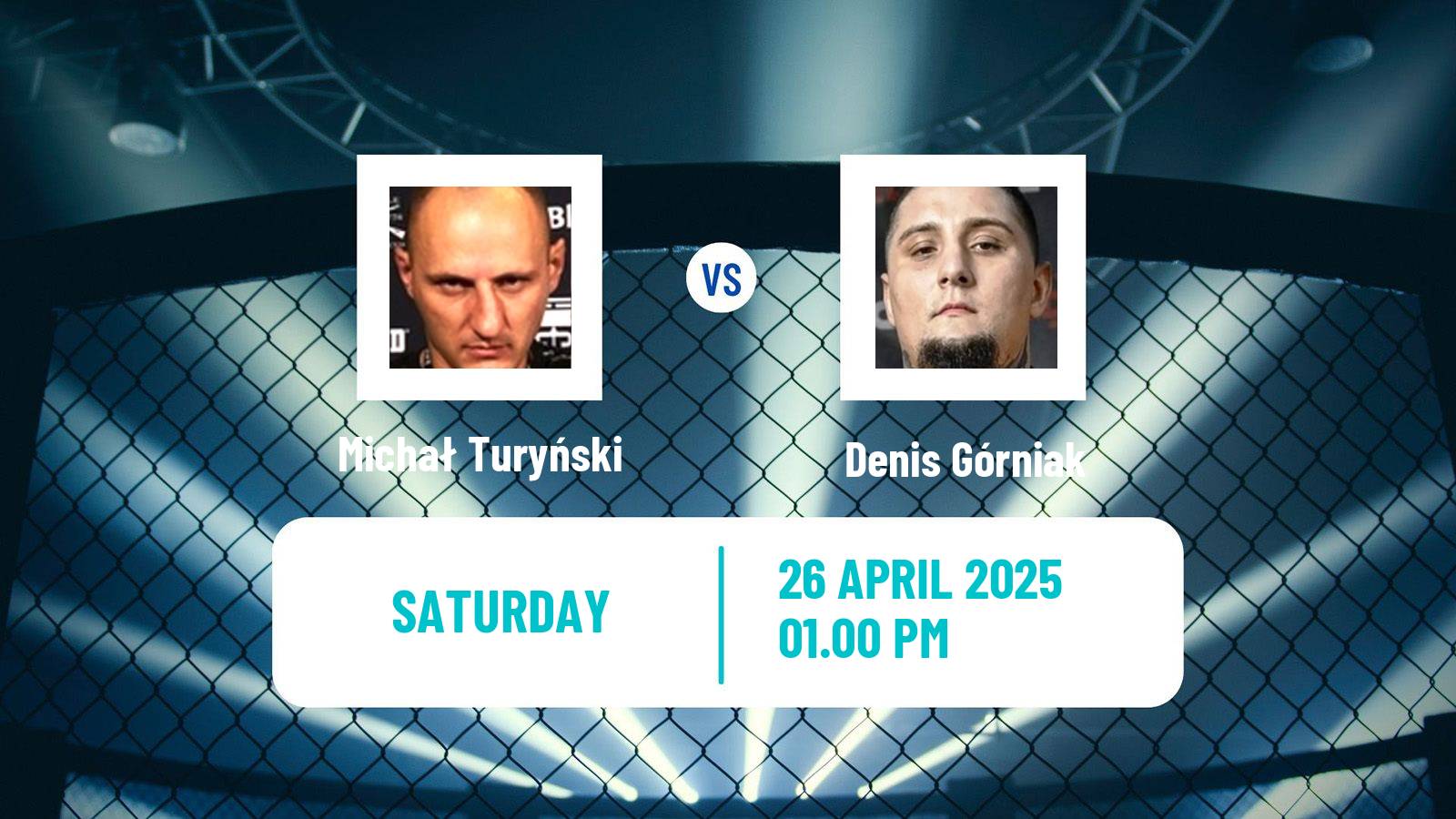 MMA Heavyweight Ksw Men Michał Turyński - Denis Górniak