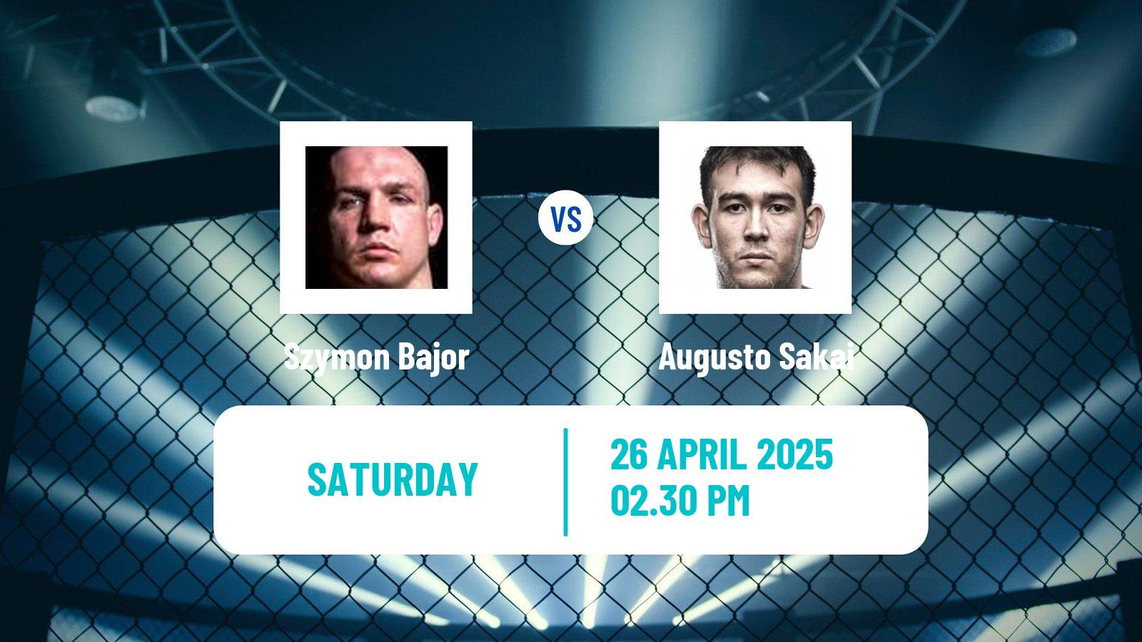 MMA Heavyweight Ksw Men Szymon Bajor - Augusto Sakai