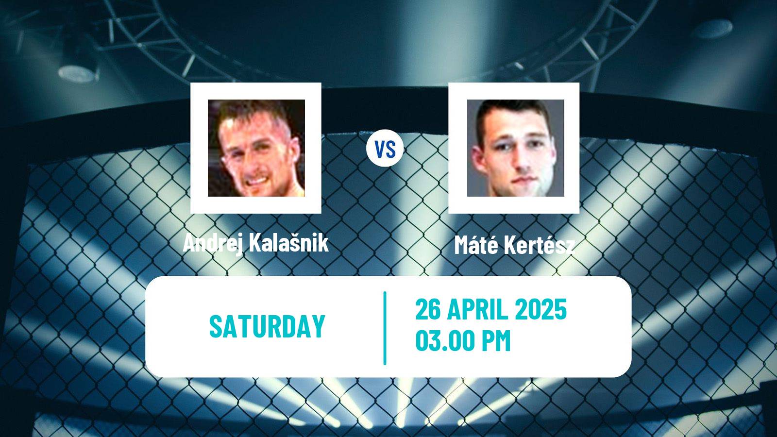MMA Welterweight Oktagon Men Andrej Kalašnik - Máté Kertész