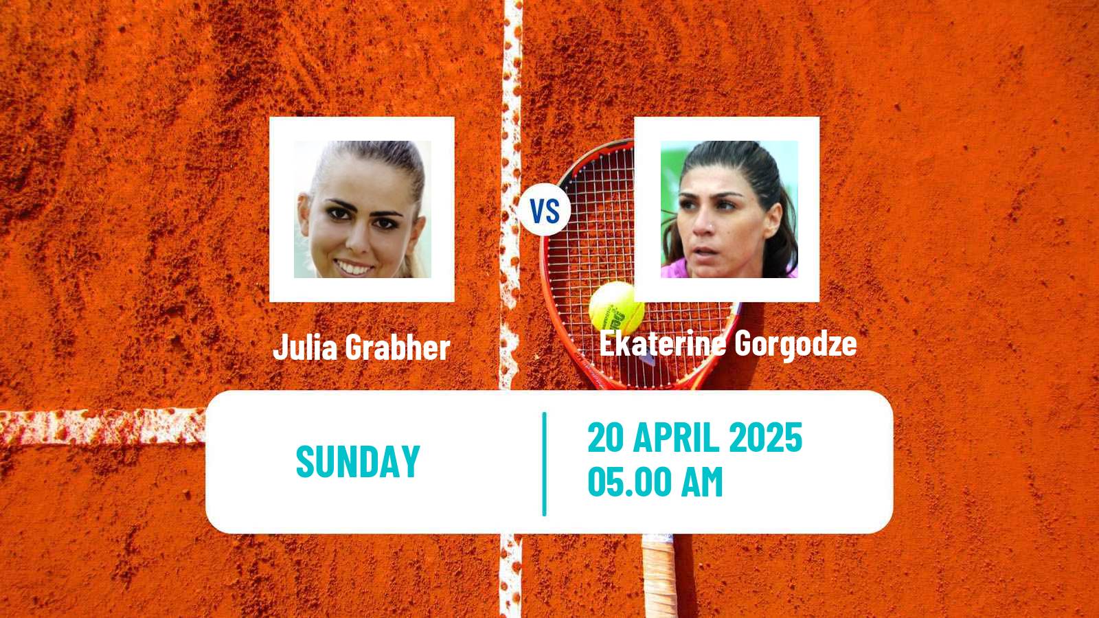 Tennis ITF W75 Koper Women Julia Grabher - Ekaterine Gorgodze