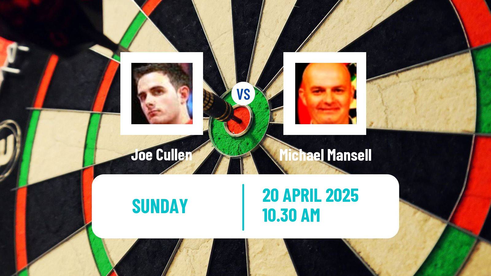 Darts European Tour 4 Joe Cullen - Michael Mansell