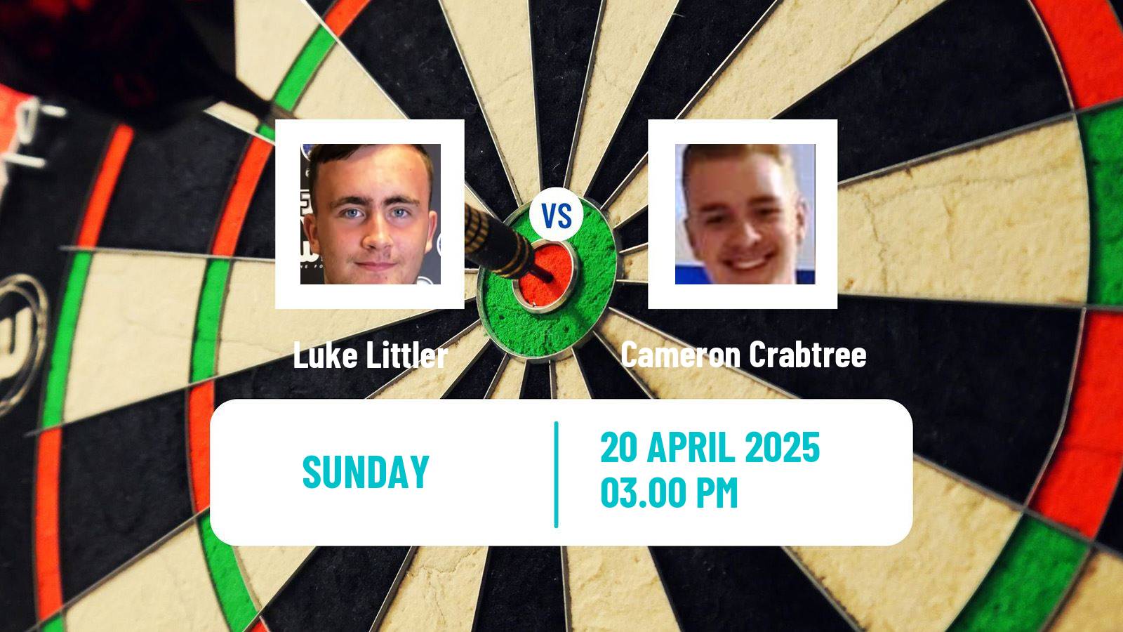Darts European Tour 4 Luke Littler - Cameron Crabtree
