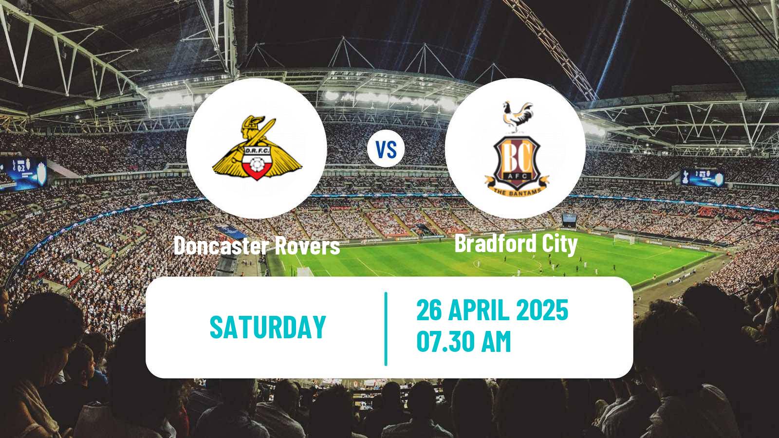 Soccer English League Two Doncaster Rovers - Bradford City
