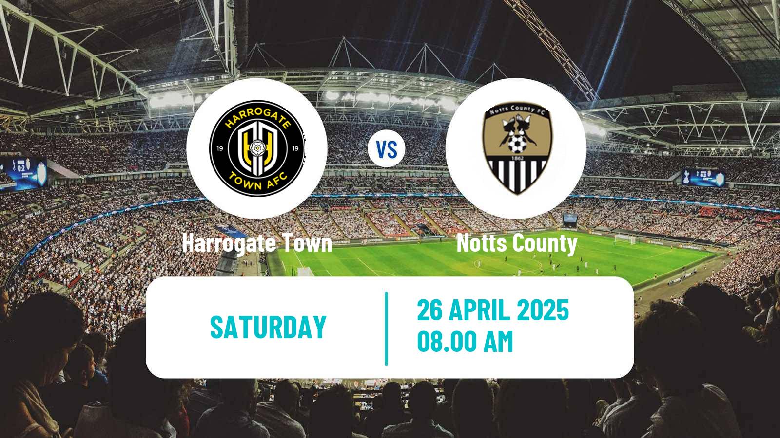 Soccer English League Two Harrogate Town - Notts County