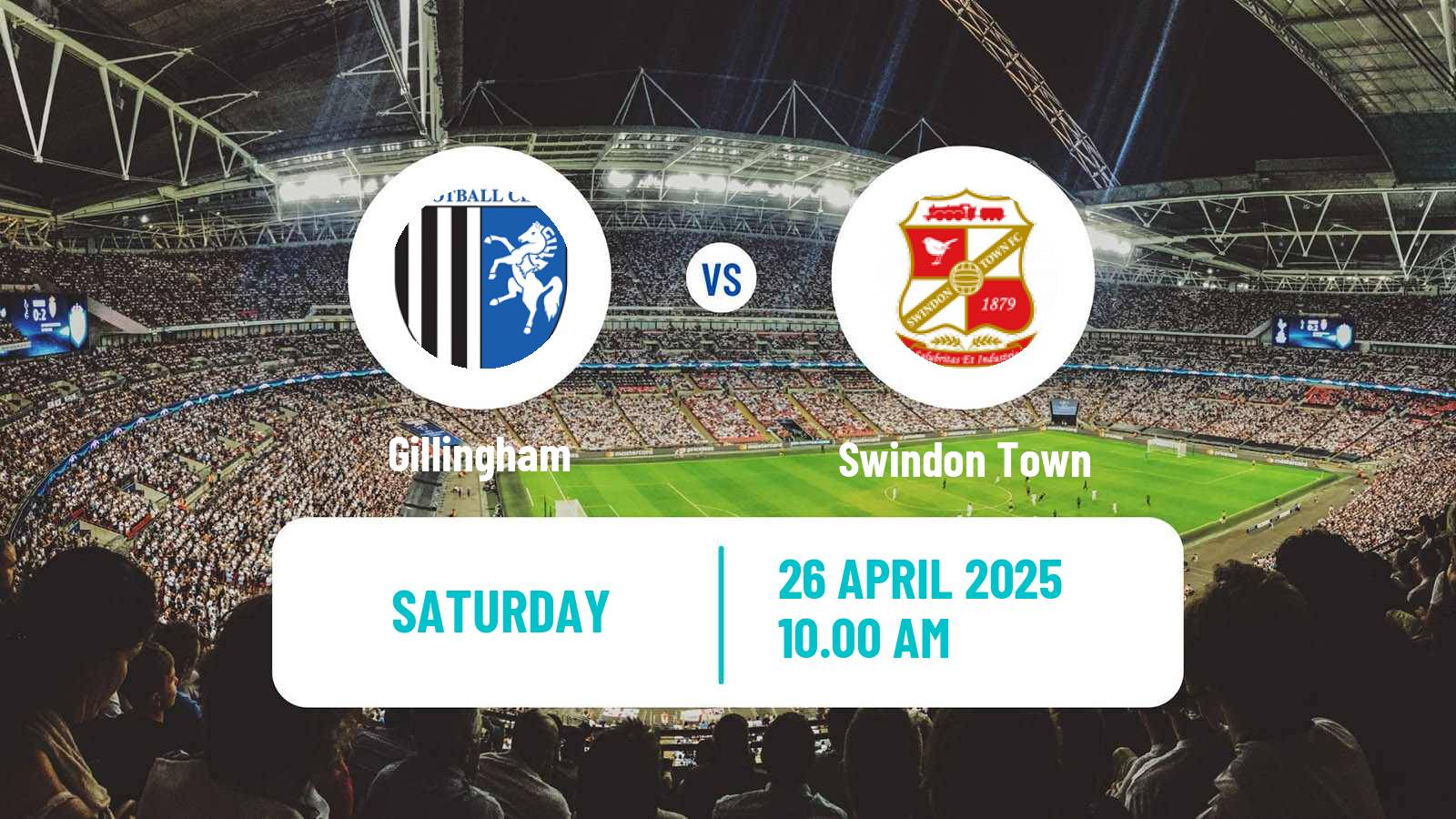 Soccer English League Two Gillingham - Swindon Town