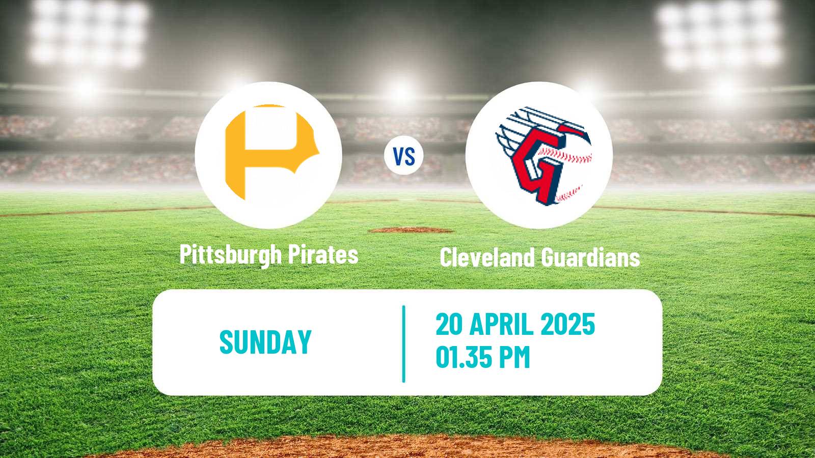 Baseball MLB Pittsburgh Pirates - Cleveland Guardians