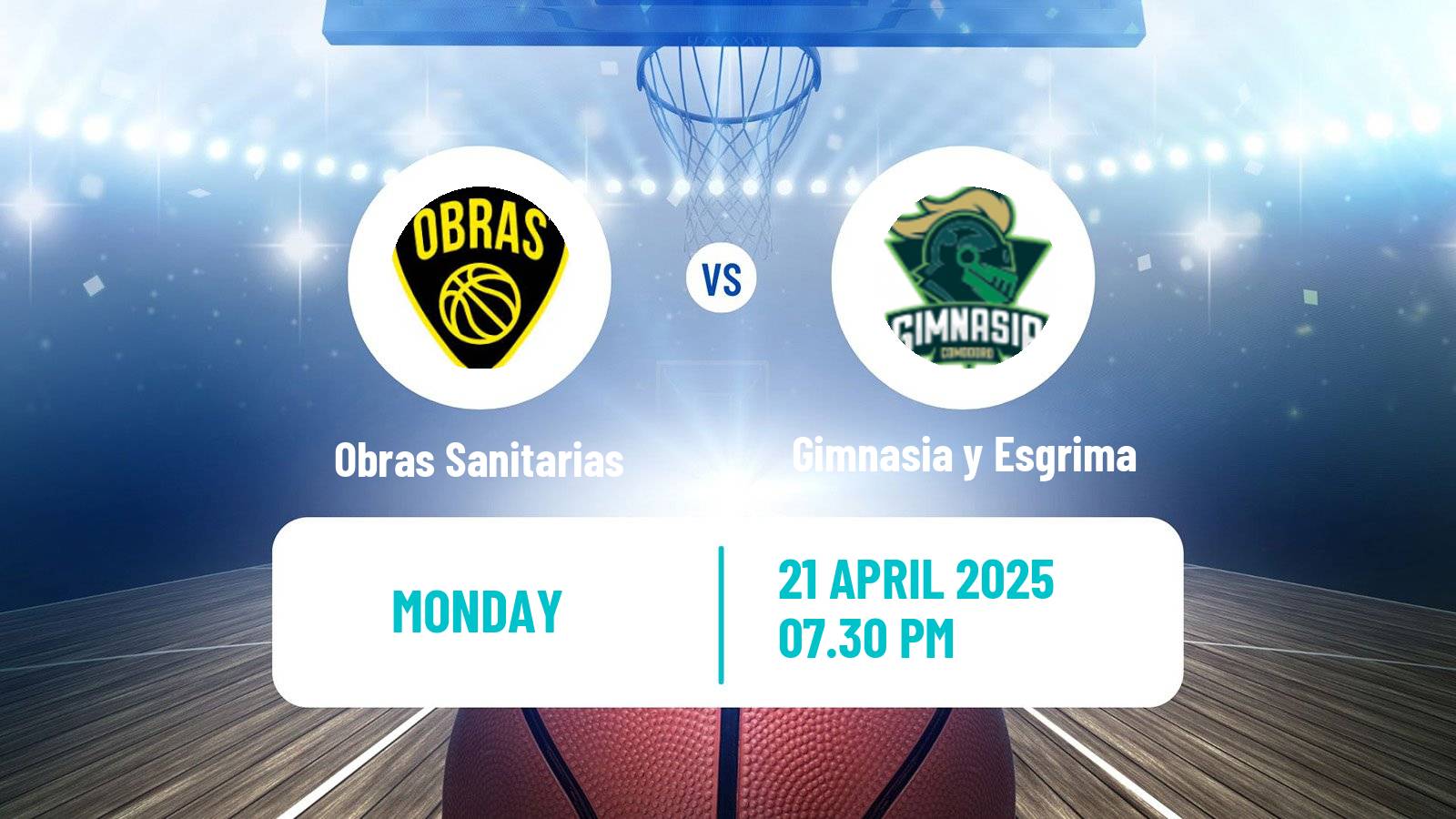 Basketball Argentinian LNB Obras Sanitarias - Gimnasia y Esgrima