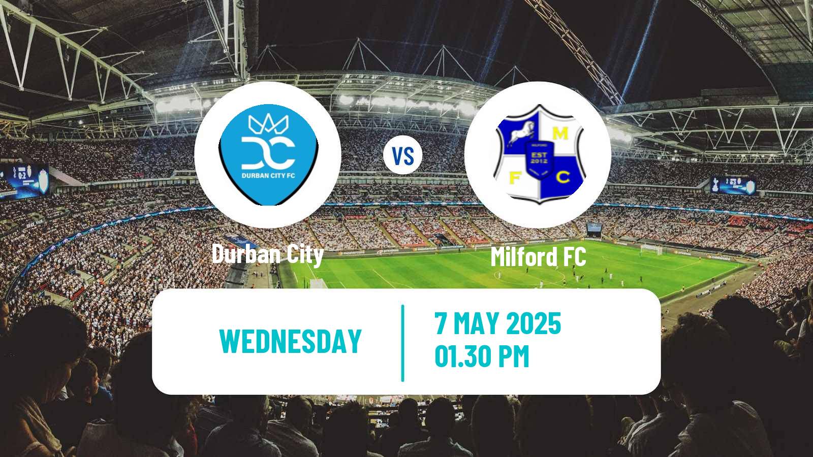 Soccer South African First Division Durban City - Milford