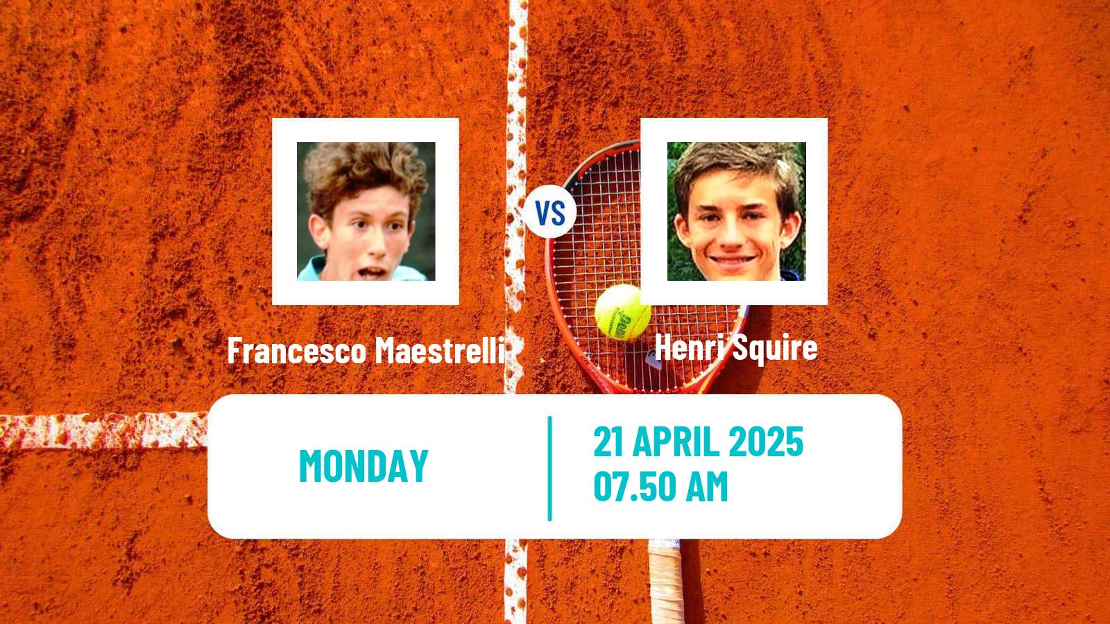 Tennis Rome Challenger Men Francesco Maestrelli - Henri Squire