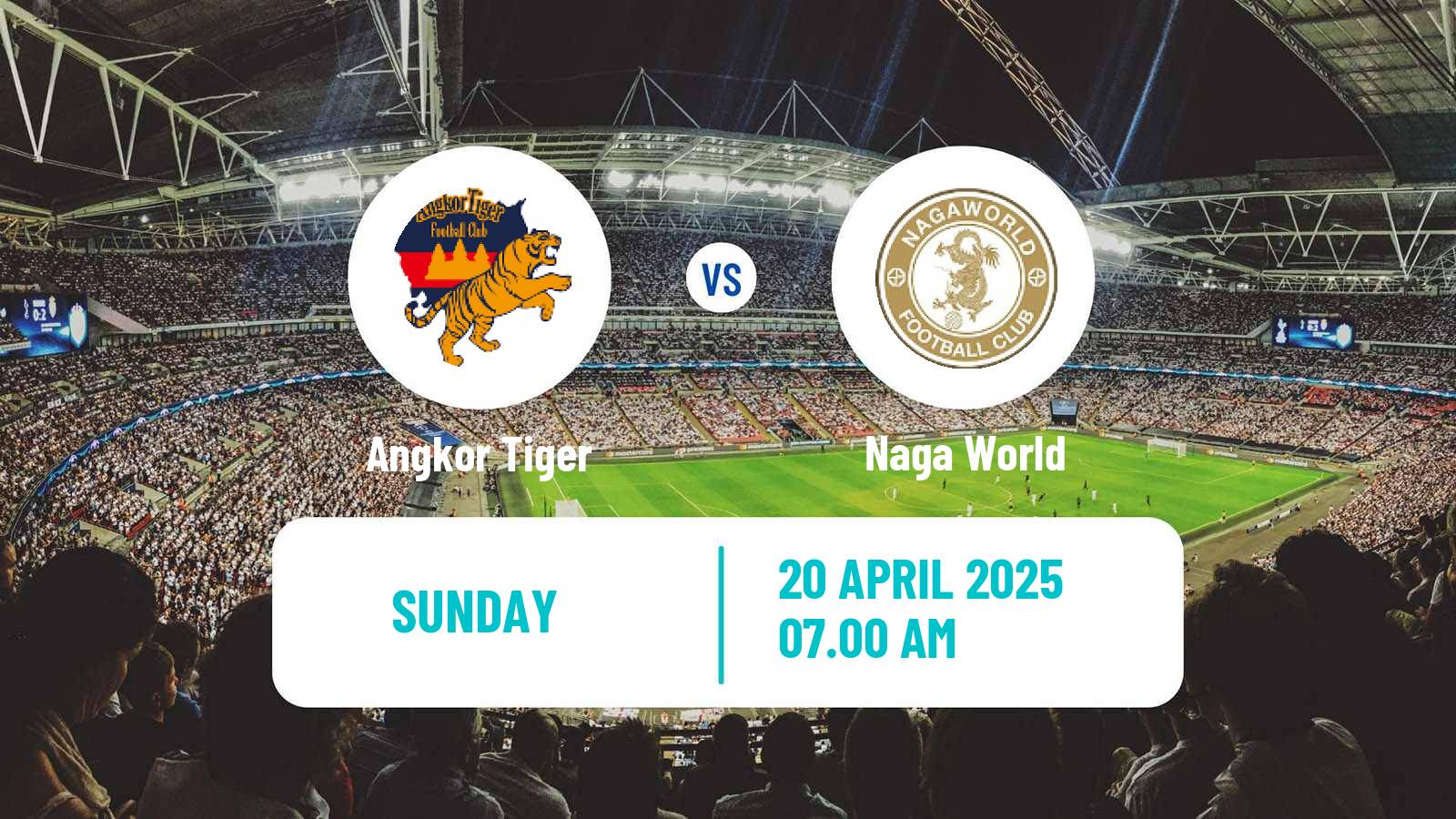 Soccer Cambodian CPL Angkor Tiger - Naga World