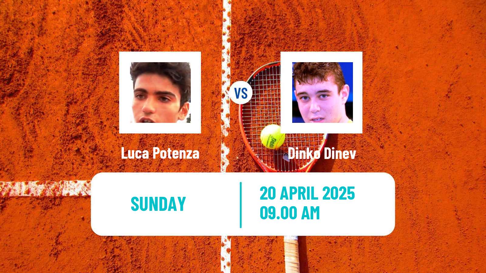 Tennis Abidjan 2 Challenger Men 2025 Luca Potenza - Dinko Dinev