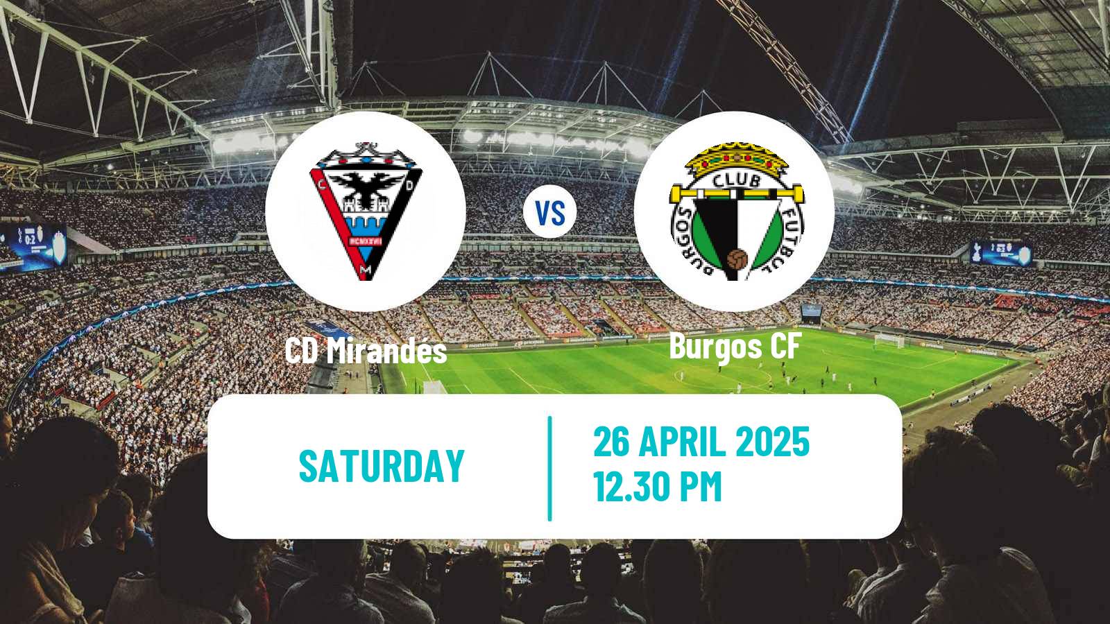 Soccer Spanish LaLiga2 Mirandés - Burgos