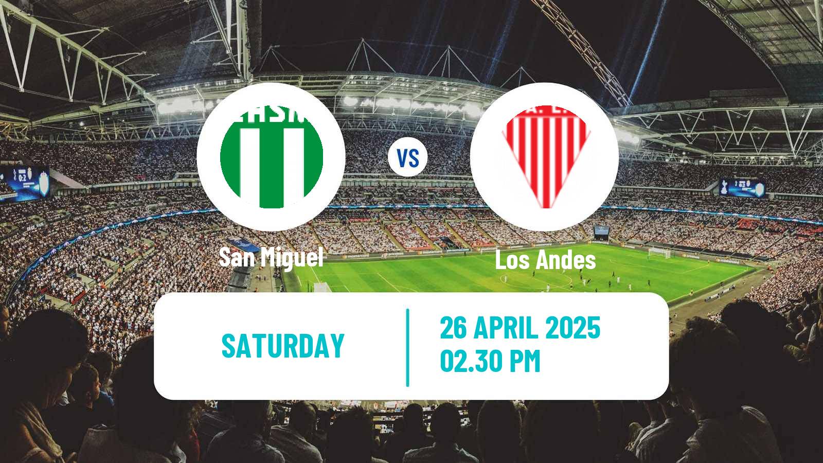 Soccer Argentinian Primera Nacional San Miguel - Los Andes