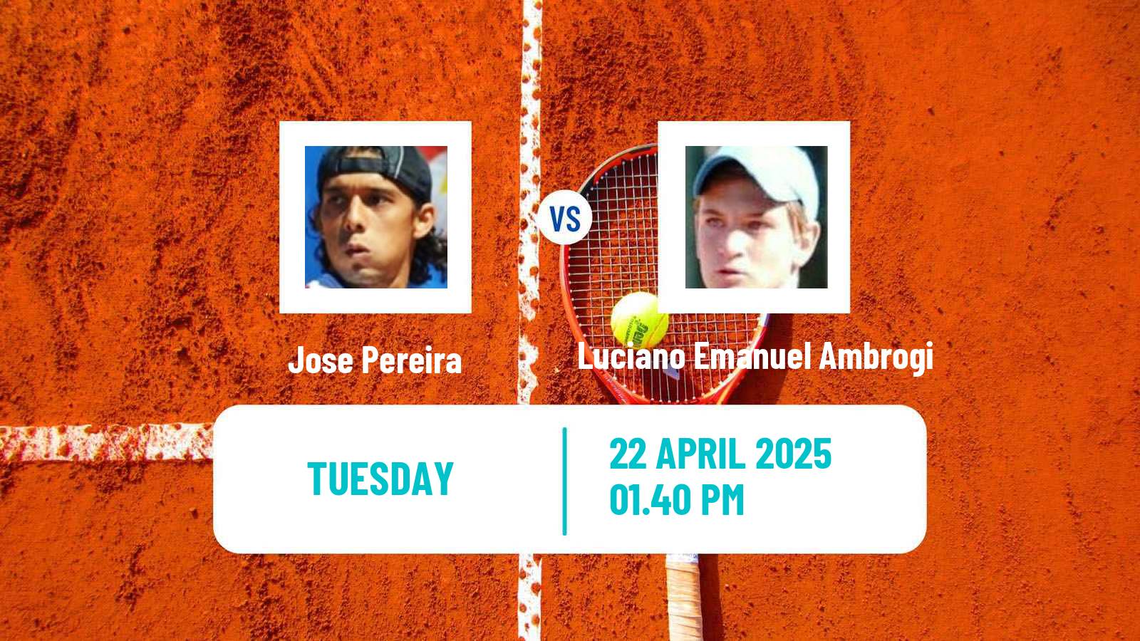 Tennis San Miguel De Tucuman Challenger Men Jose Pereira - Luciano Emanuel Ambrogi