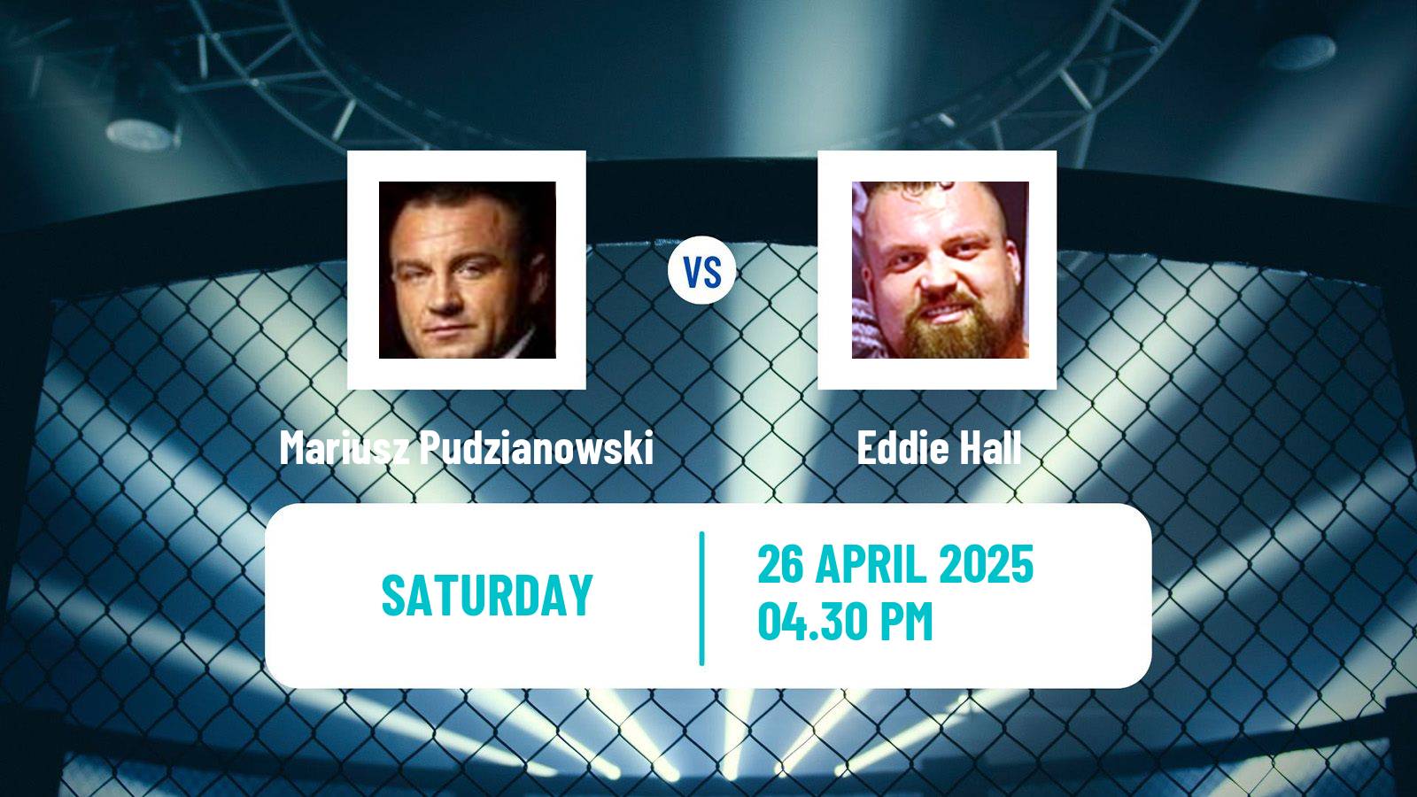 MMA Heavyweight Ksw Men Mariusz Pudzianowski - Eddie Hall