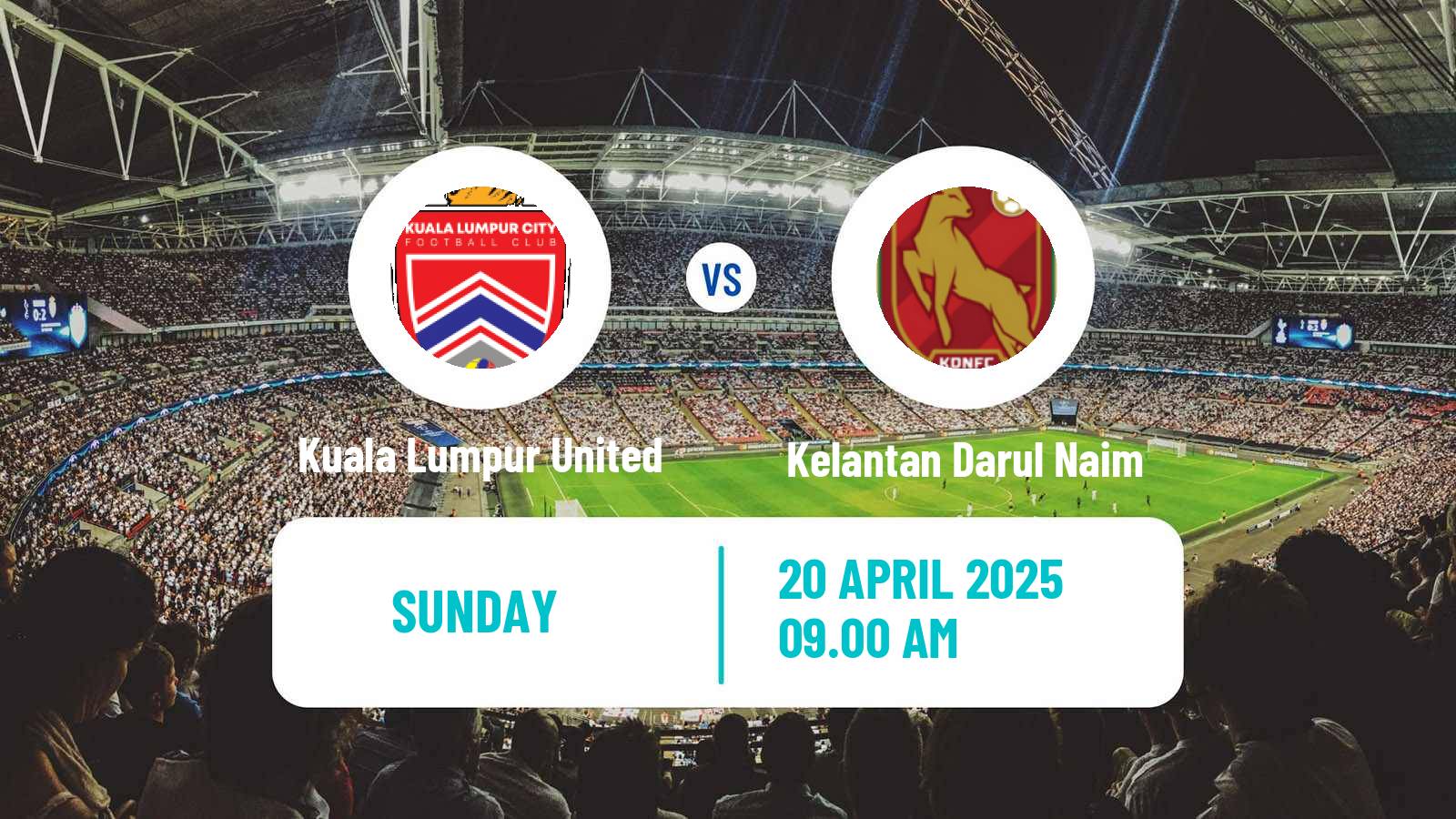 Soccer Malaysian Super League Kuala Lumpur United - Kelantan Darul Naim