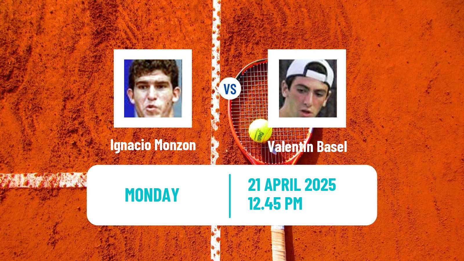 Tennis San Miguel De Tucuman Challenger Men Ignacio Monzon - Valentin Basel