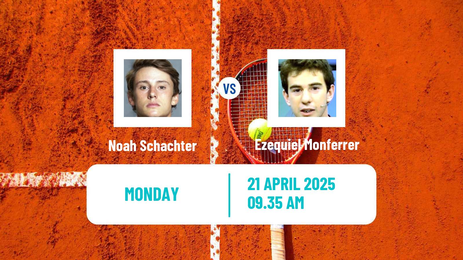 Tennis San Miguel De Tucuman Challenger Men Noah Schachter - Ezequiel Monferrer