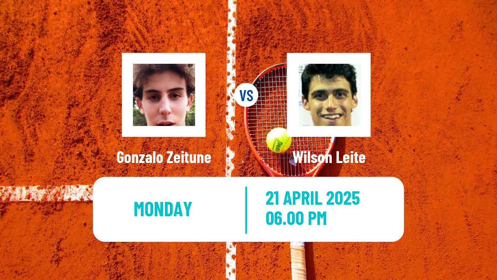 Tennis San Miguel De Tucuman Challenger Men Gonzalo Zeitune - Wilson Leite