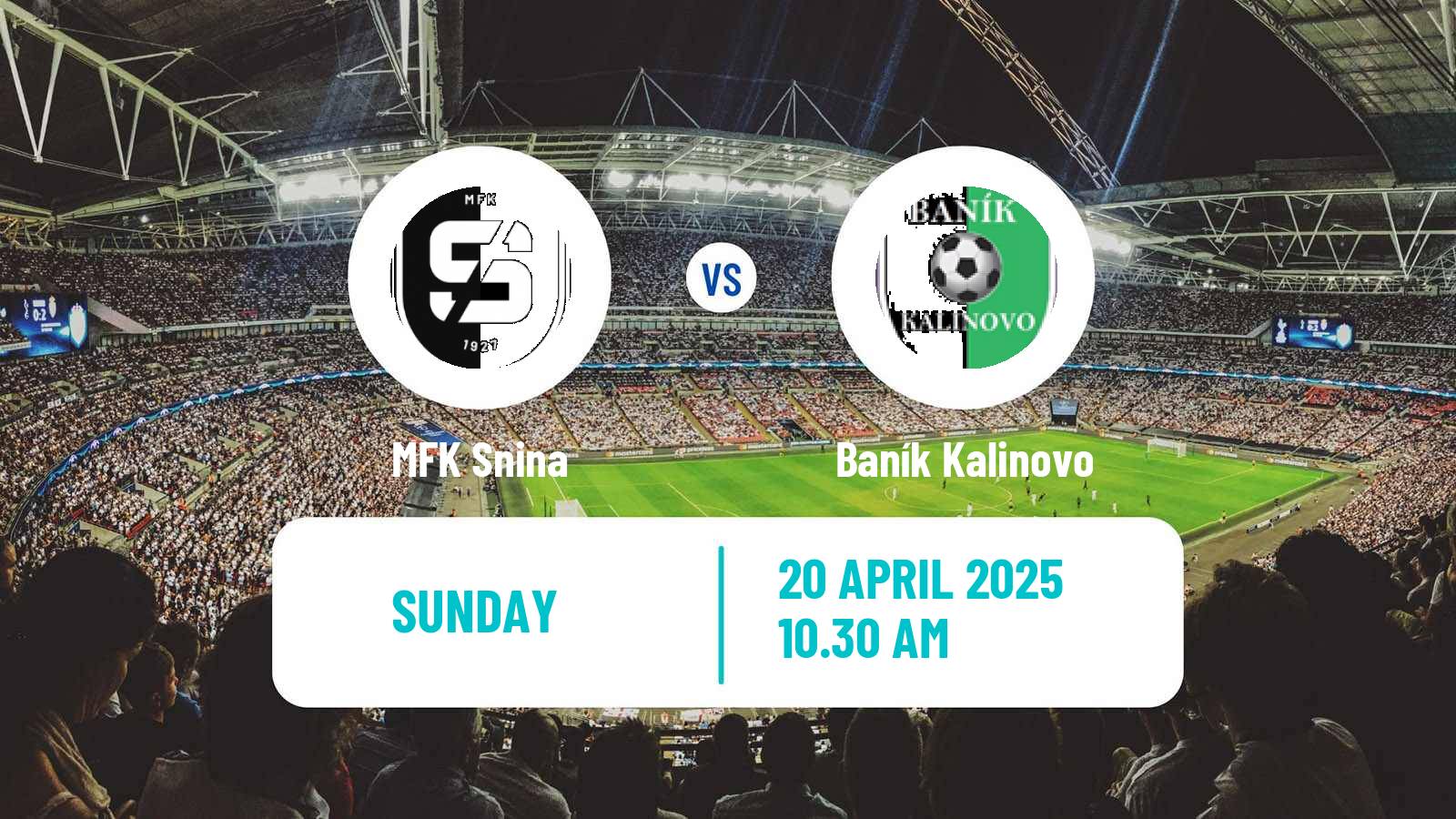 Soccer Slovak 3 Liga East Snina - Baník Kalinovo