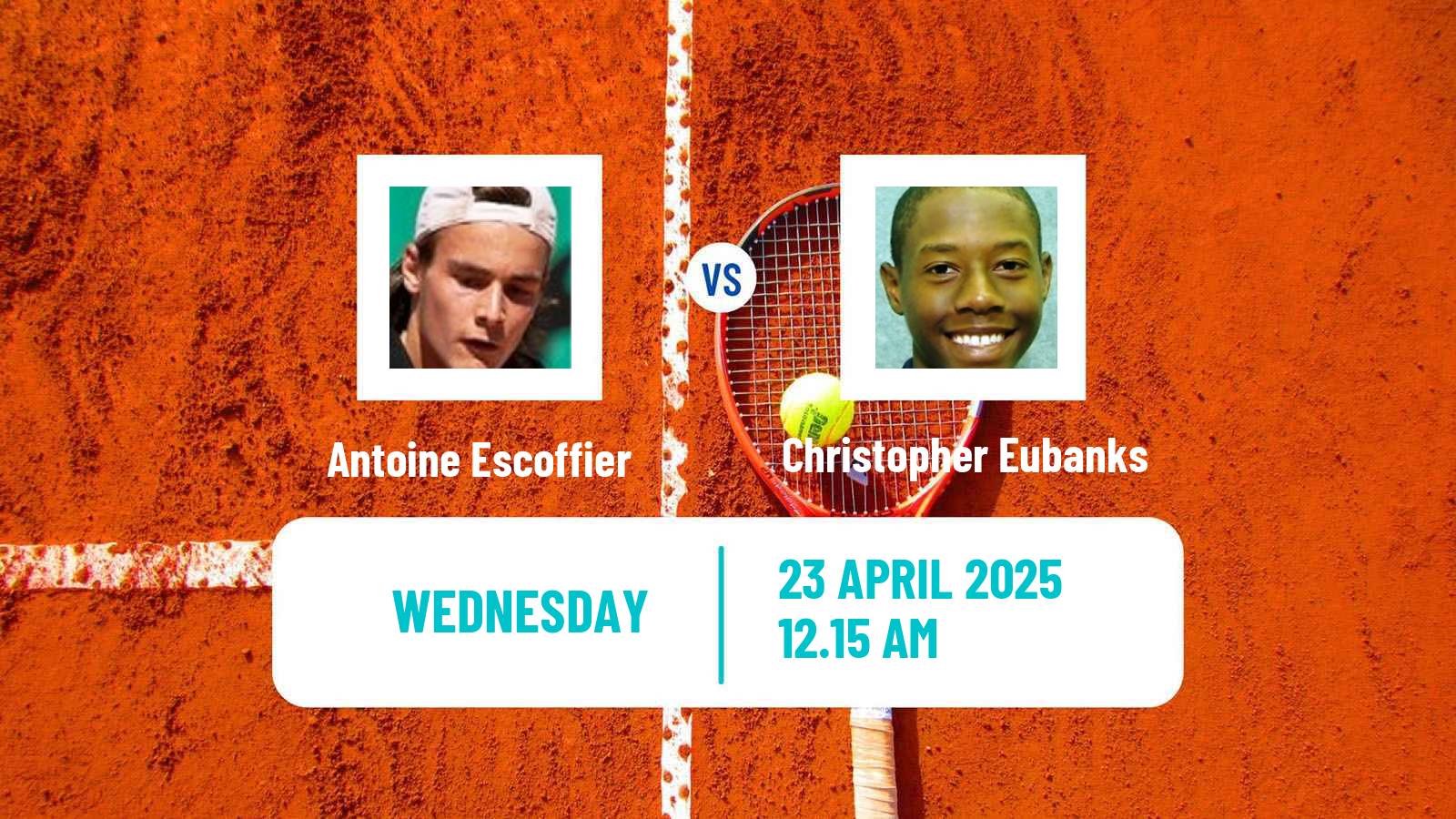 Tennis Gwangju Challenger Men Antoine Escoffier - Christopher Eubanks