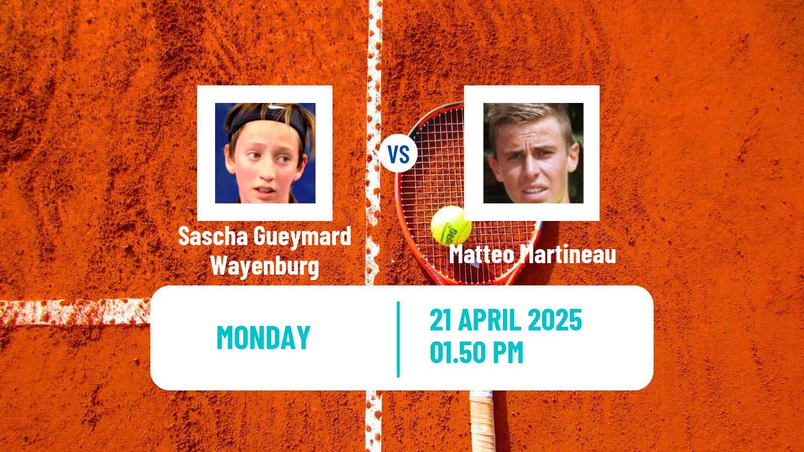 Tennis Savannah Challenger Men Sascha Gueymard Wayenburg - Matteo Martineau