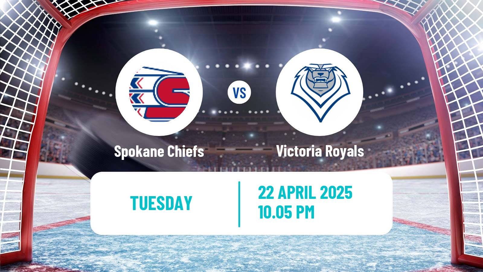 Hockey WHL Spokane Chiefs - Victoria Royals