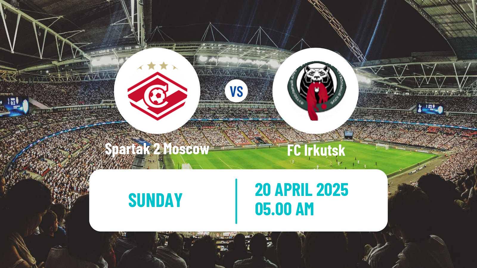 Soccer FNL 2 Division B Group 2 Spartak 2 Moscow - Irkutsk