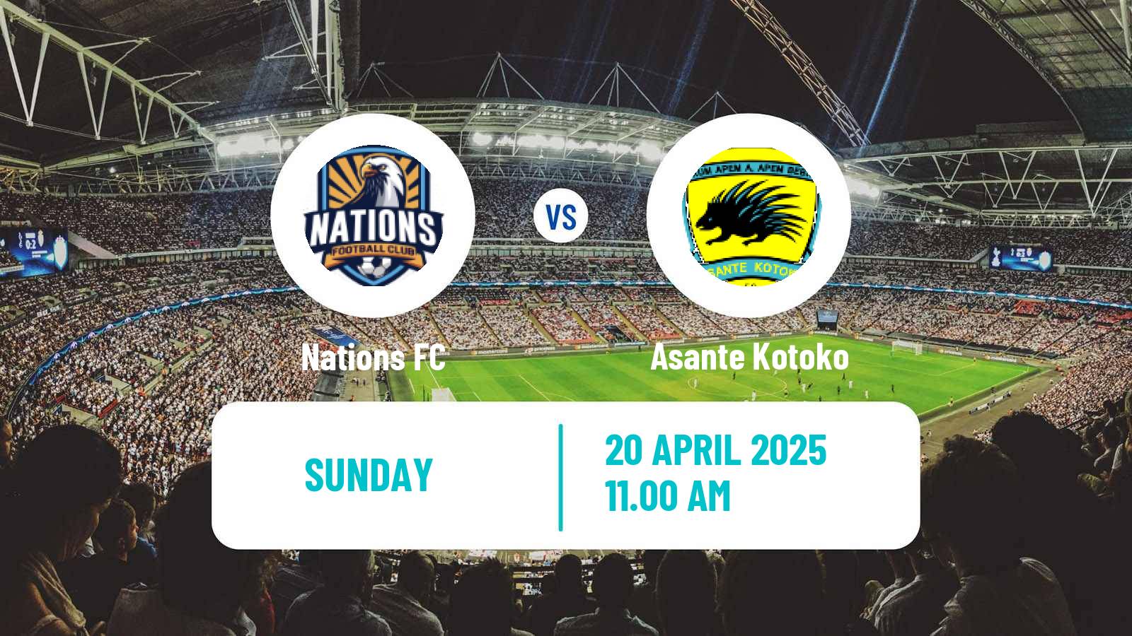 Soccer Ghanaian Premier League Nations FC - Asante Kotoko