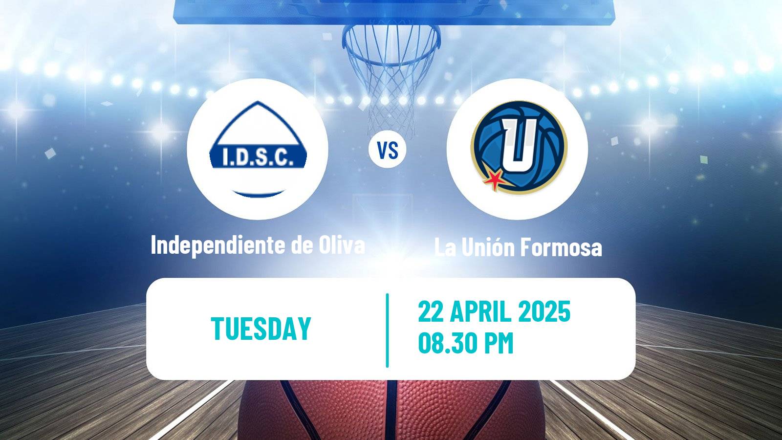 Basketball Argentinian LNB Independiente de Oliva - La Unión Formosa